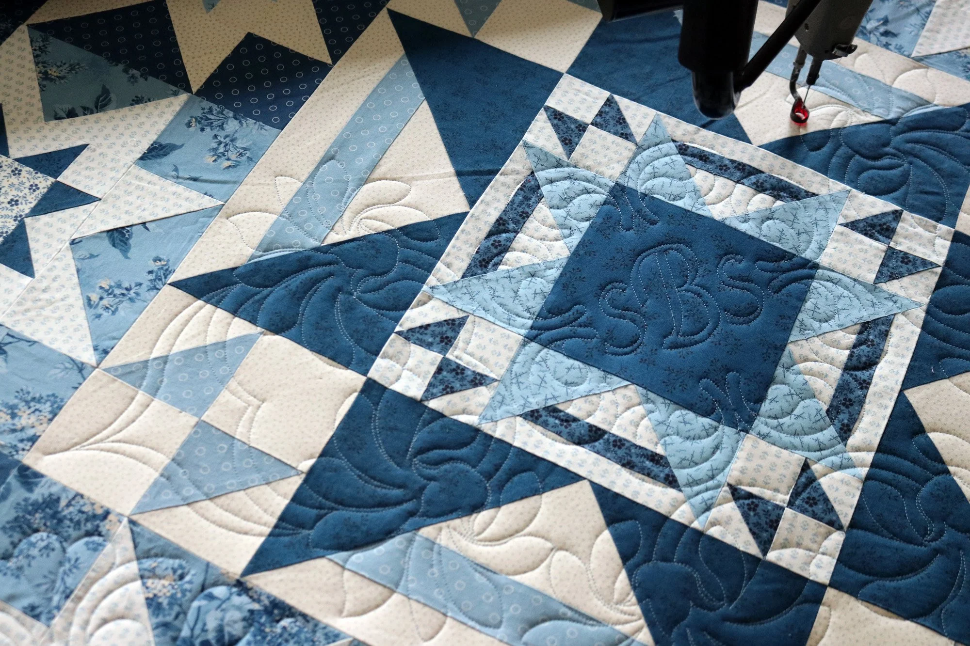 in the Quilting Studio, no. 41 — Stitched in Color